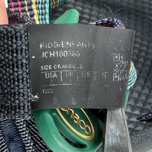 Chaco Girl's Size 2 ZX/1 Ecotread Sandals - Picture 12 of 12